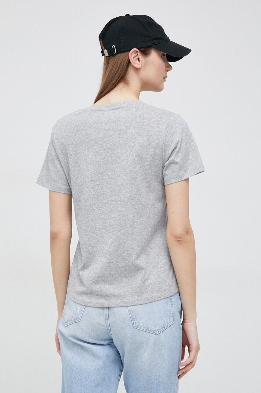 Pepe Jeans Тениска Wendy V Neck в сиво - Pepit.bg