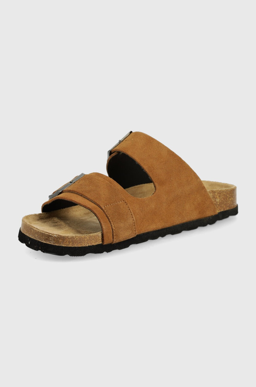 Pepe Jeans Велурени чехли Bio Man Suede 22 - Pepit.bg