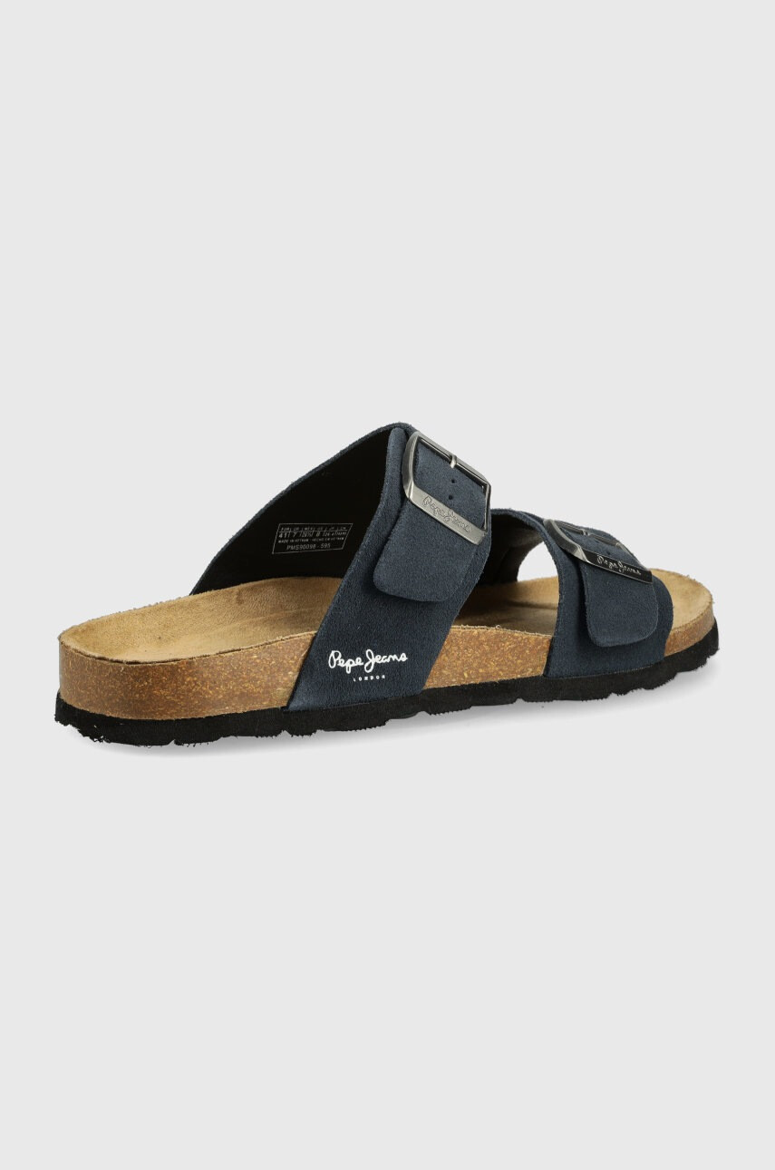 Pepe Jeans Велурени чехли Bio Man Suede 22 - Pepit.bg