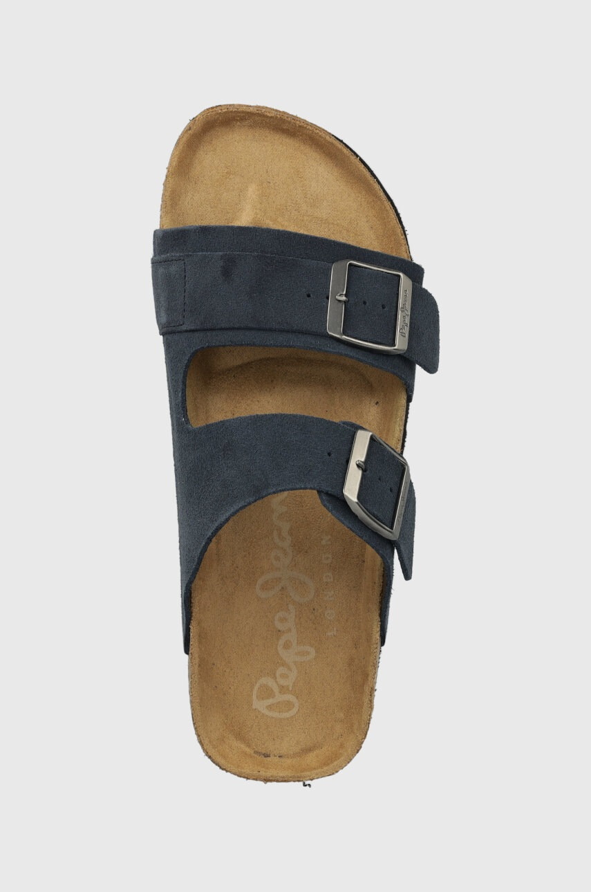 Pepe Jeans Велурени чехли Bio Man Suede 22 - Pepit.bg