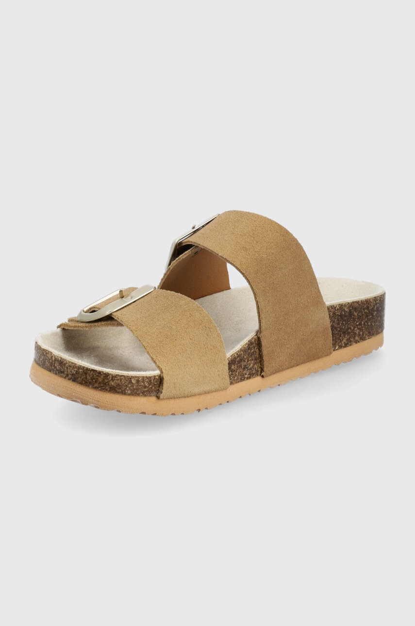 Pepe Jeans Велурени чехли Oban Basic - Pepit.bg