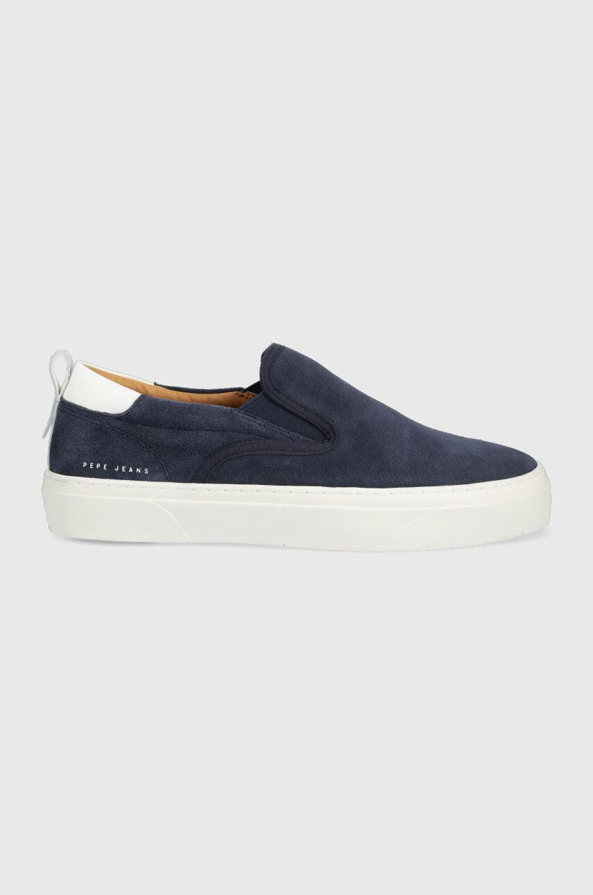 Pepe Jeans Велурени кецове Yogi Slip On - Pepit.bg