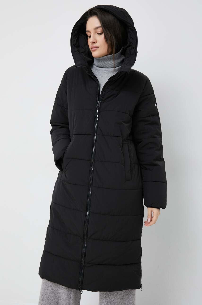 Pepe Jeans Яке Gus в черно с преходна изолация - Pepit.bg