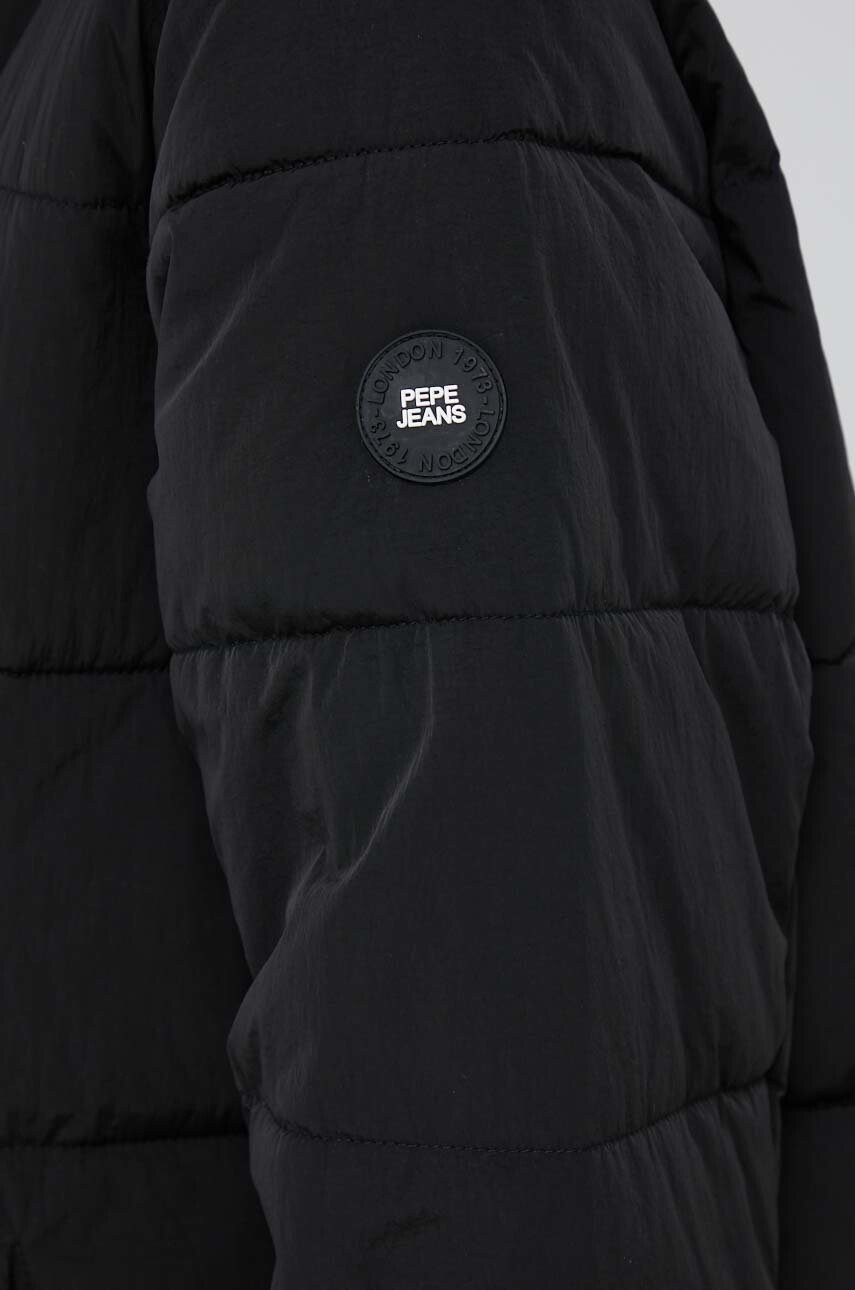 Pepe Jeans Яке Gus в черно с преходна изолация - Pepit.bg