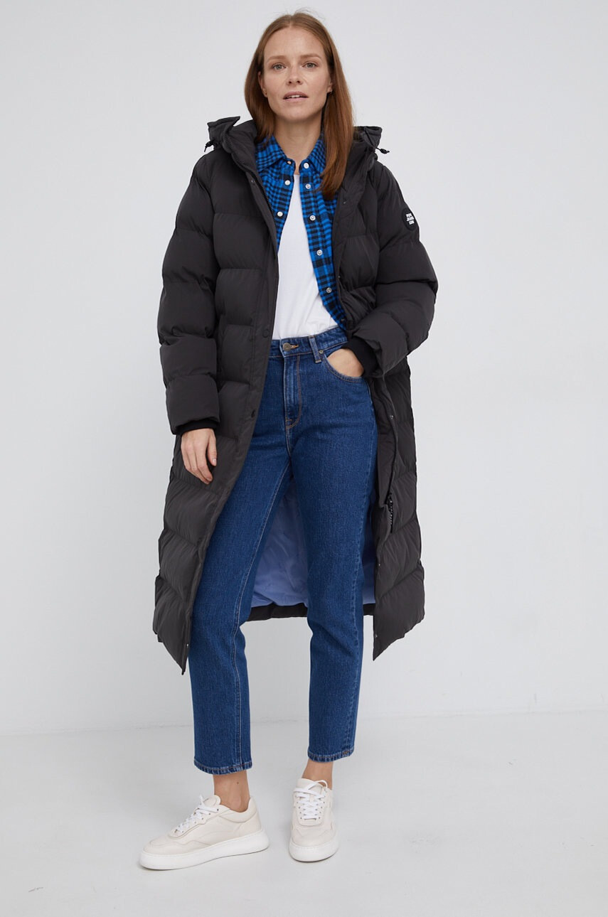 Pepe Jeans Яке дамско в черно със зимна изолация - Pepit.bg