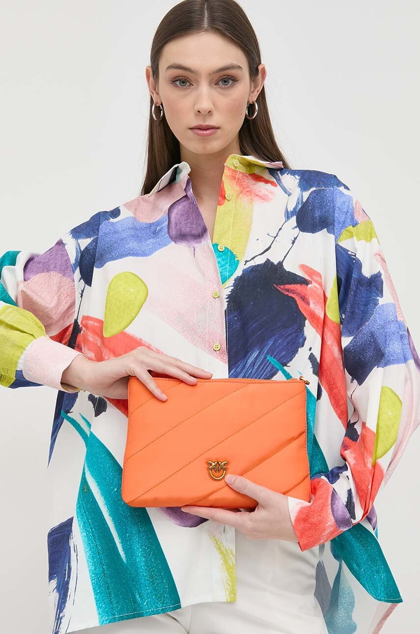 Pinko Чанта в оранжево - Pepit.bg