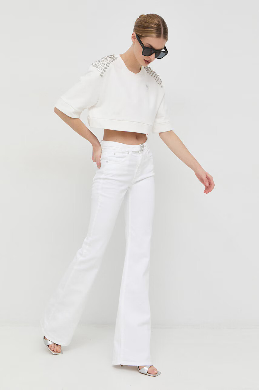 Pinko Дънки Flora с висока талия - Pepit.bg