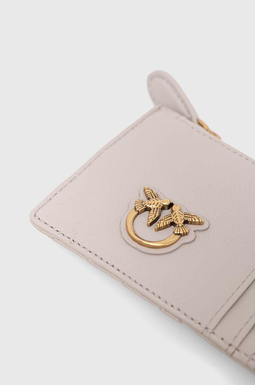 Pinko Кожен портфейл дамски в сиво - Pepit.bg