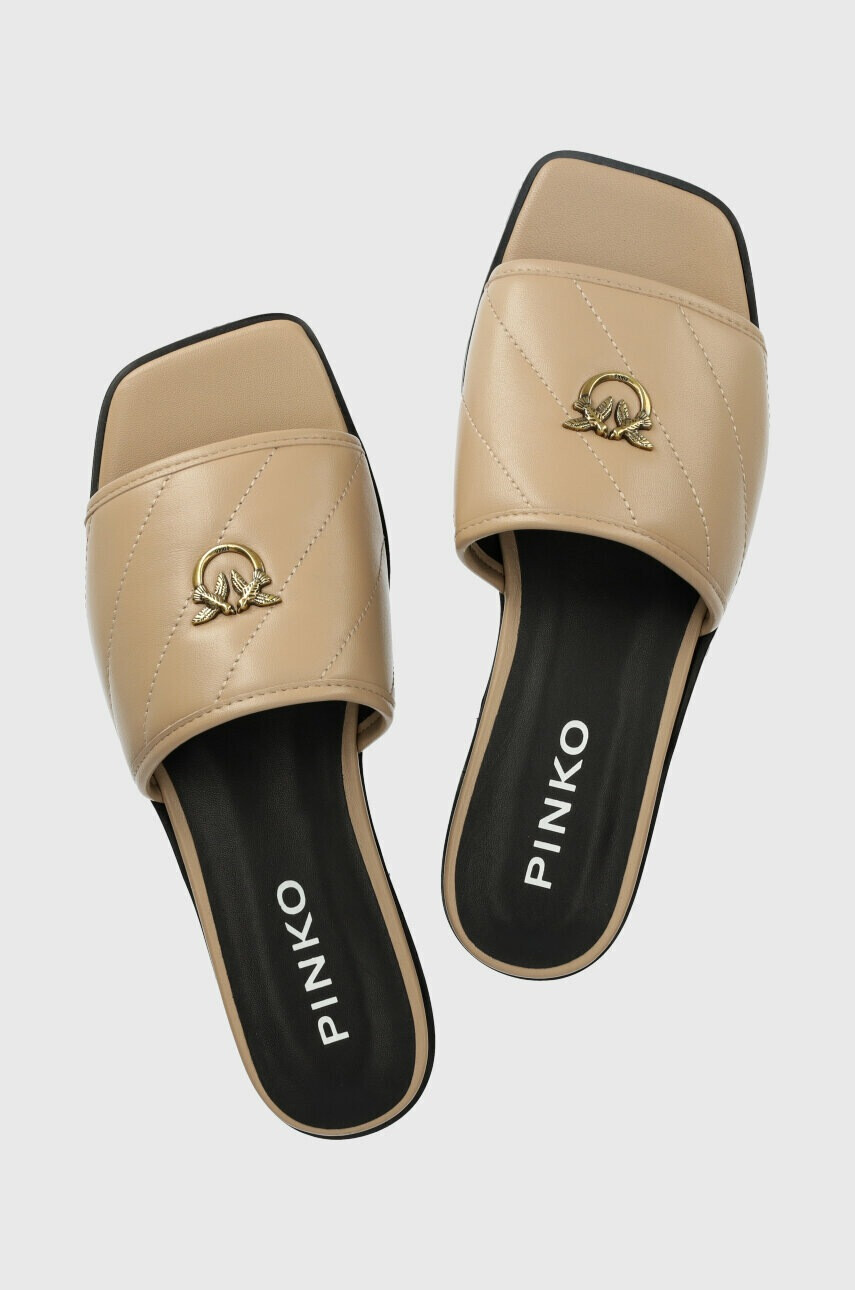 Pinko Кожени чехли Molly - Pepit.bg