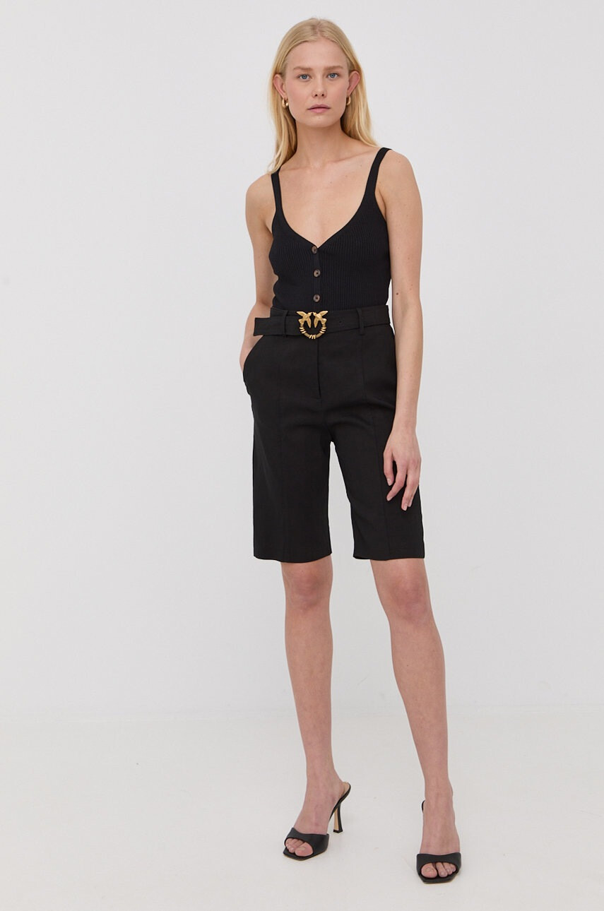 Pinko Ленен къс панталон - Pepit.bg