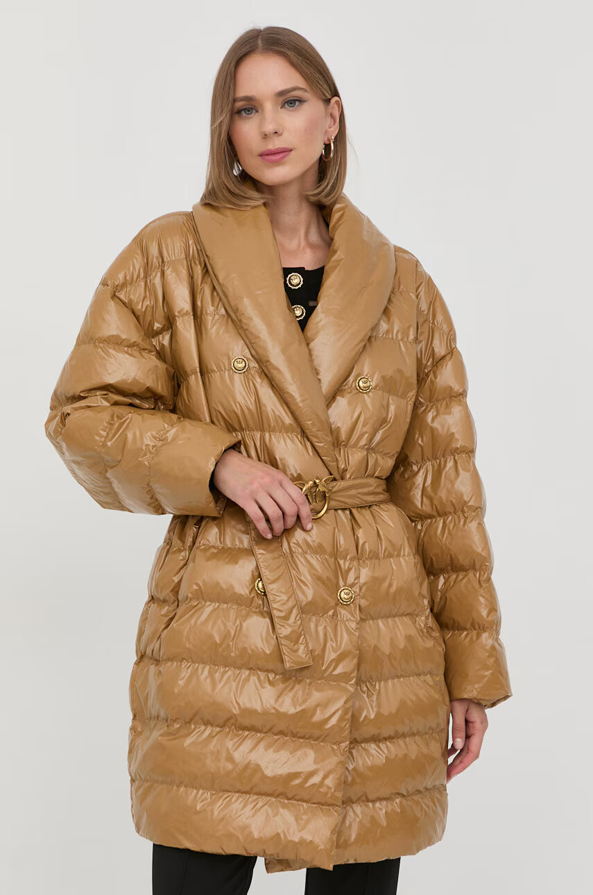Pinko Яке в бежово с преходна изолация - Pepit.bg