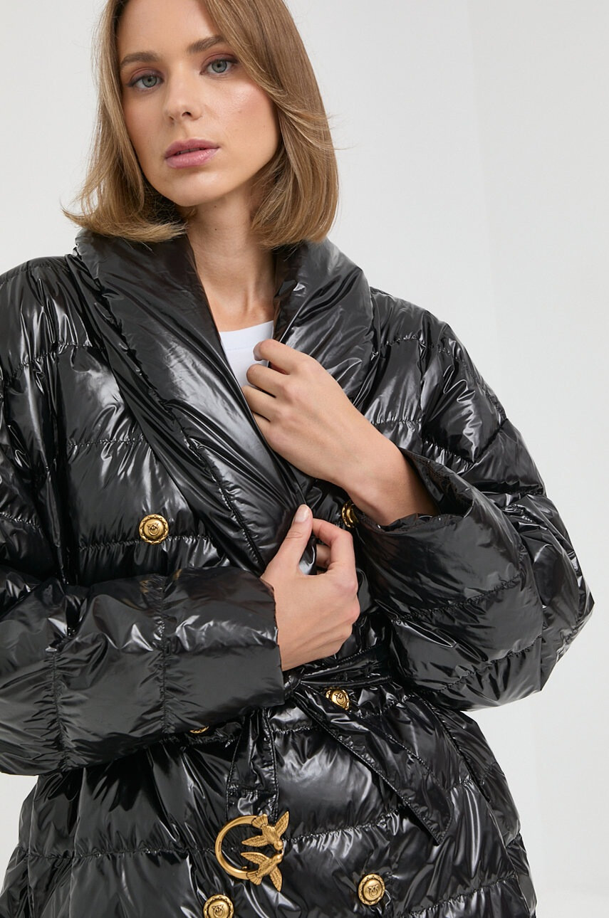 Pinko Яке в черно с преходна изолация - Pepit.bg