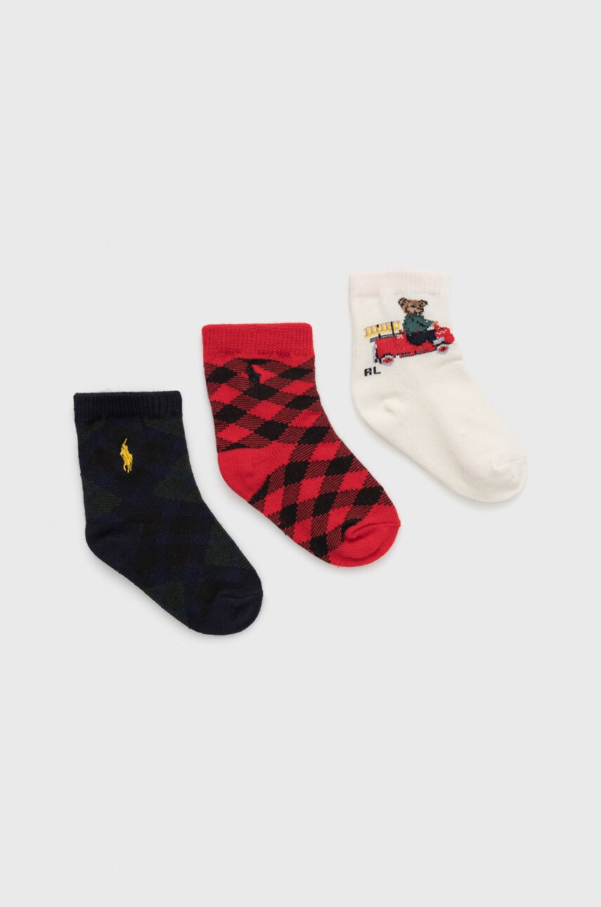 Polo Ralph Lauren Бебешки чорапи 3 чифта - Pepit.bg