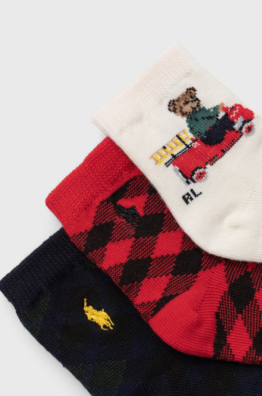 Polo Ralph Lauren Бебешки чорапи 3 чифта - Pepit.bg
