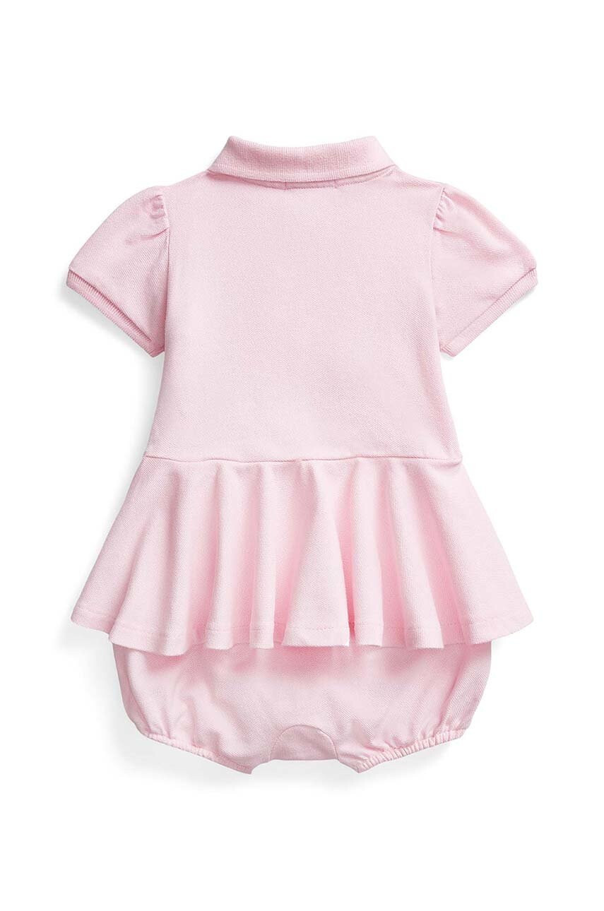 Polo Ralph Lauren Бебешки къс гащеризон - Pepit.bg