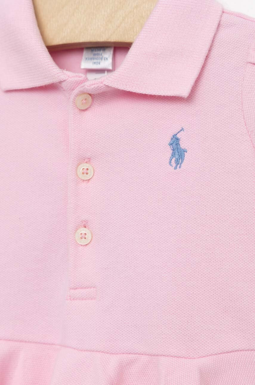 Polo Ralph Lauren Бебешки къс гащеризон - Pepit.bg