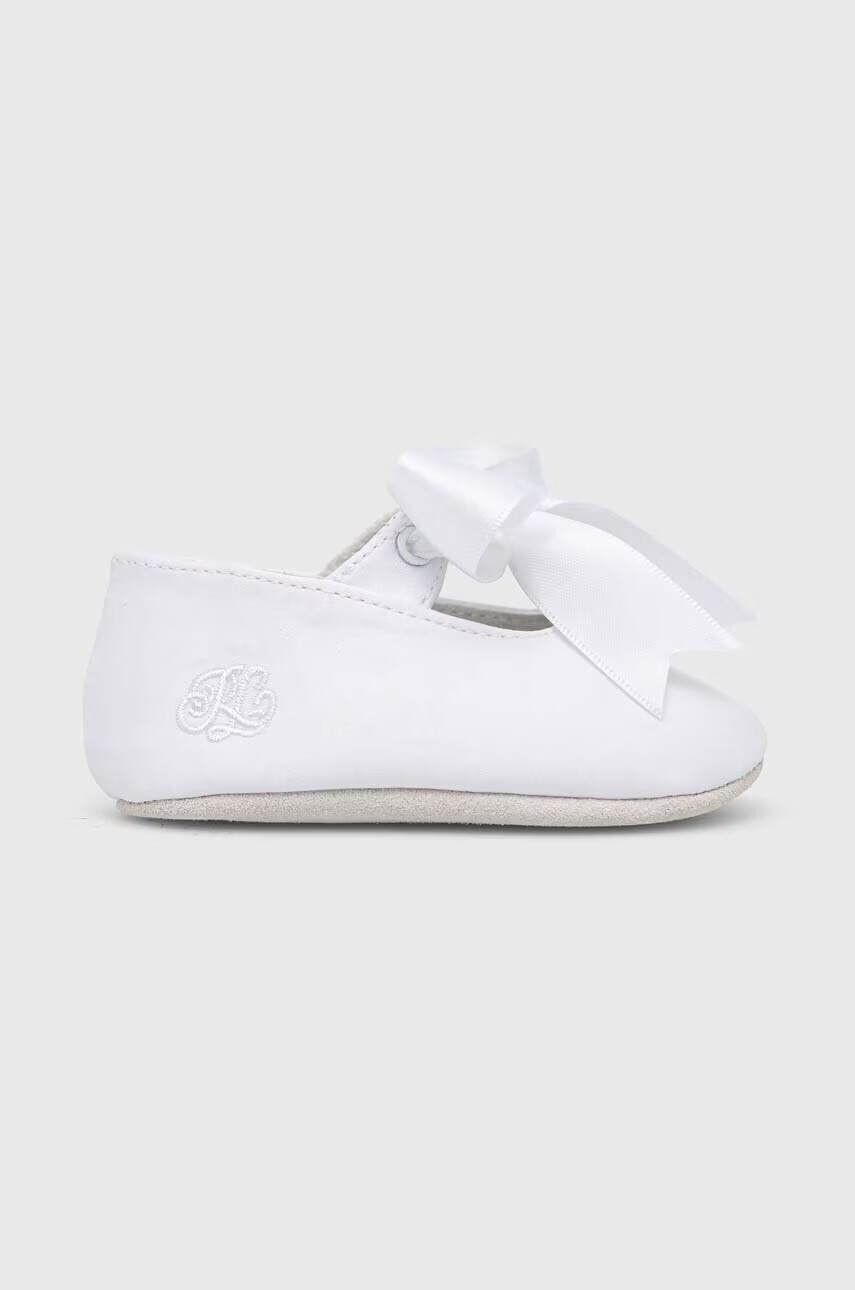 Polo Ralph Lauren Бебешки обувки в бяло - Pepit.bg