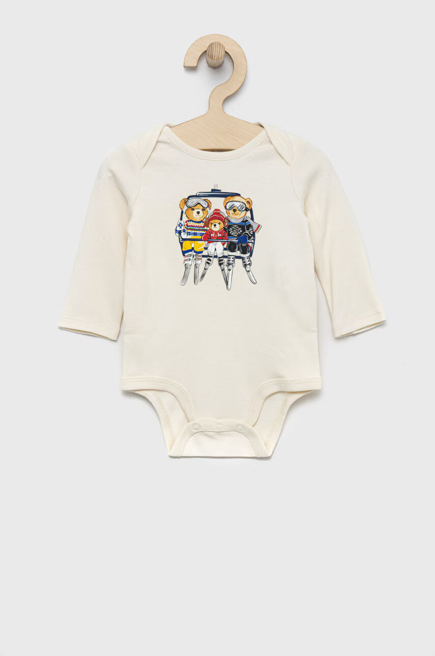 Polo Ralph Lauren Бебешко боди от памук (2 чифта) - Pepit.bg