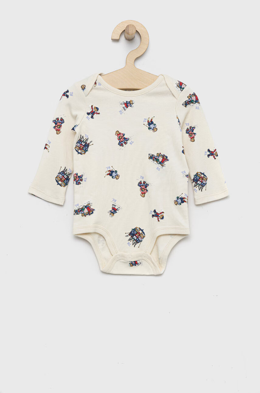 Polo Ralph Lauren Бебешко боди от памук (2 чифта) - Pepit.bg
