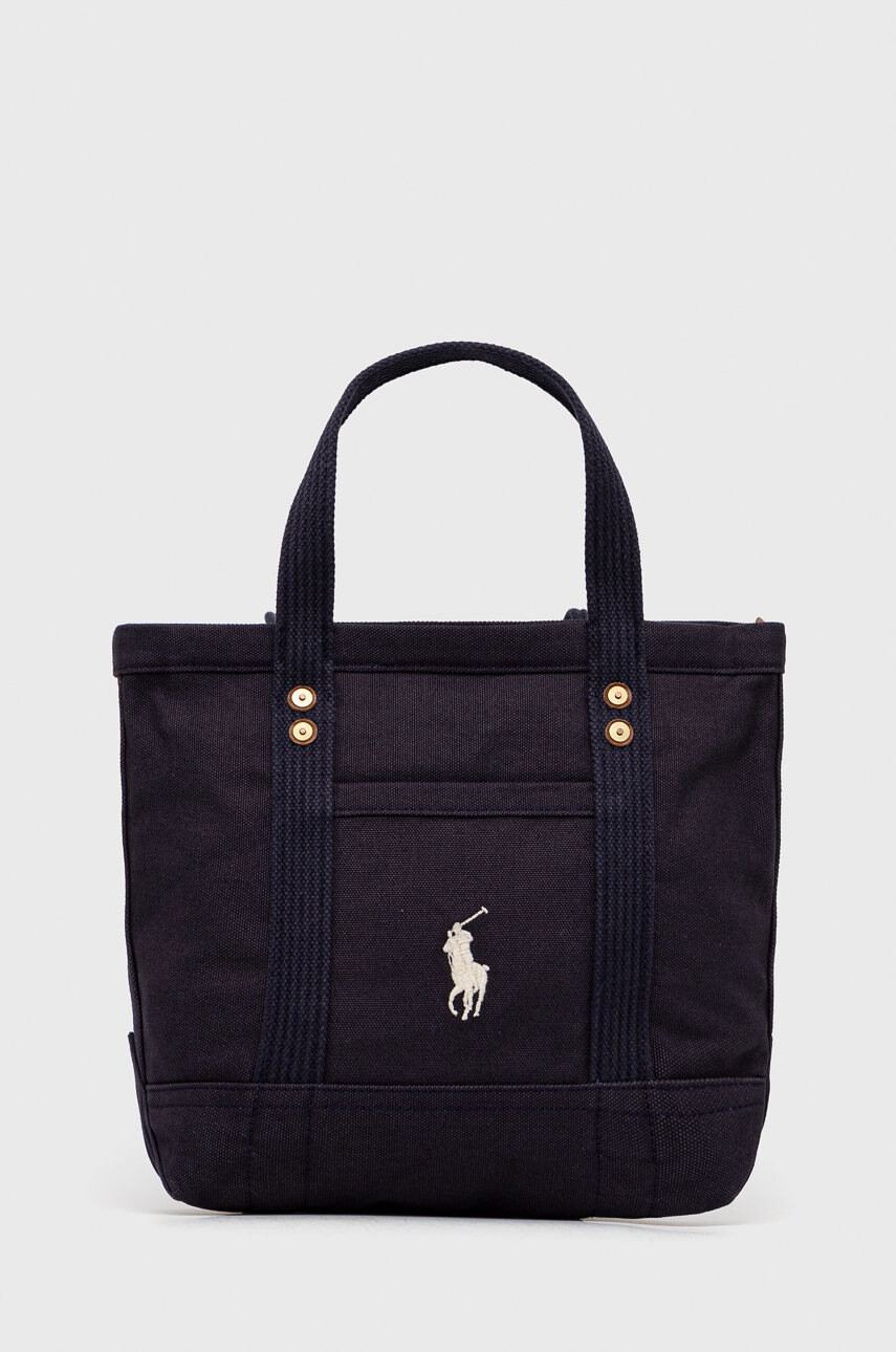 Polo Ralph Lauren Чанта в тъмносиньо - Pepit.bg