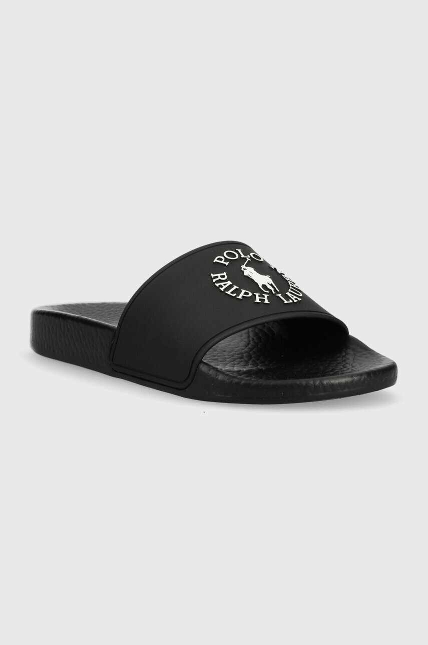 Polo Ralph Lauren Чехли Polo Slide в черно 809892947007 - Pepit.bg
