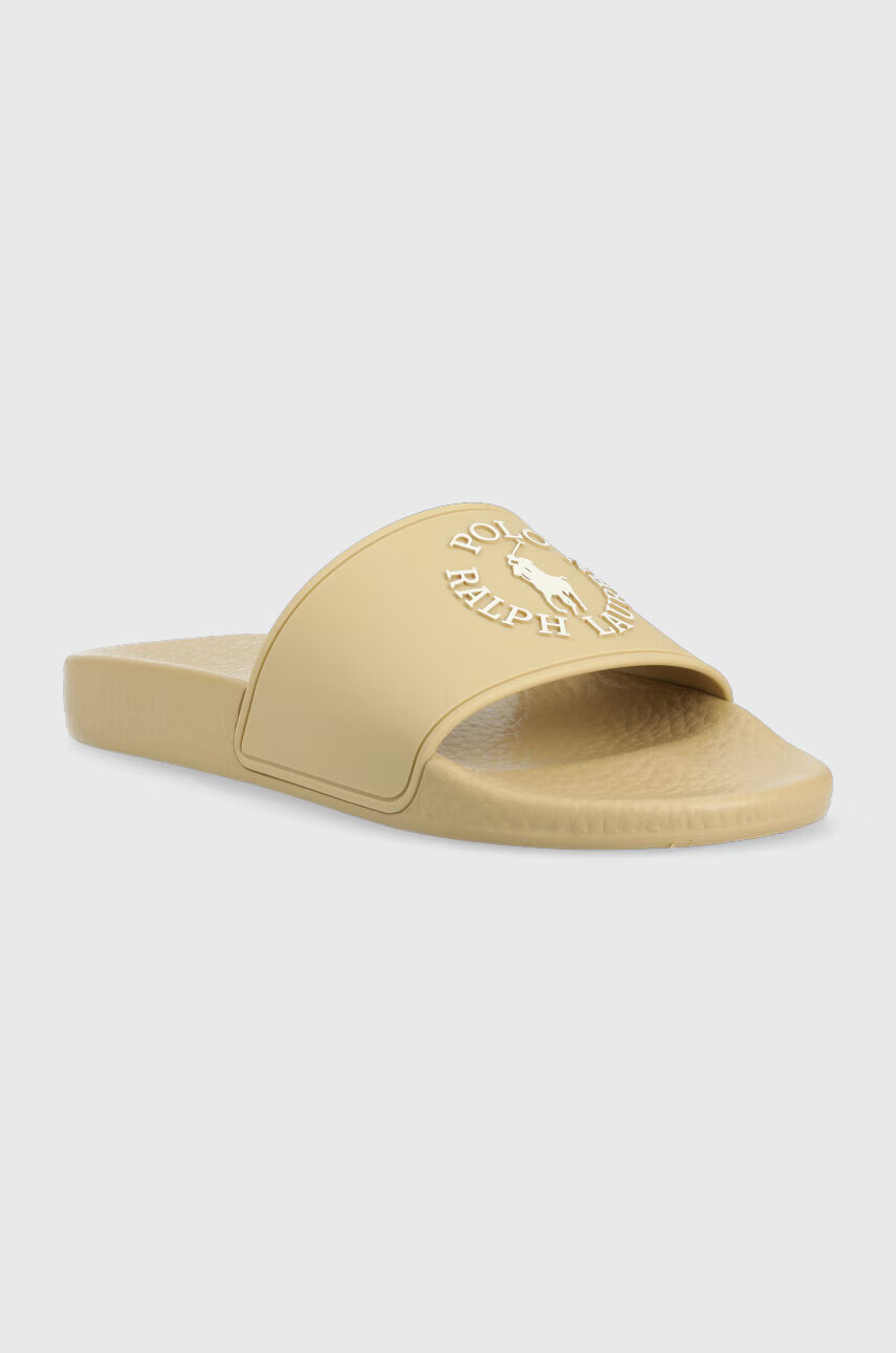 Polo Ralph Lauren Чехли Polo Slide в бежово 809892947006 - Pepit.bg