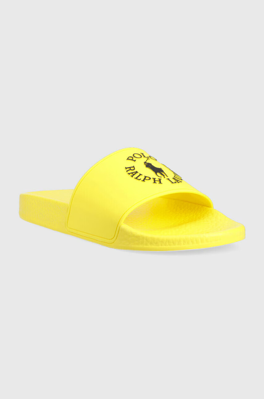 Polo Ralph Lauren Чехли Polo Slide в жълто 809892947004 - Pepit.bg
