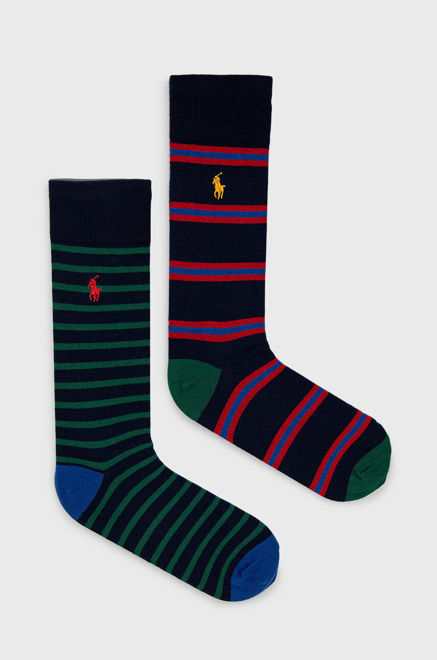 Polo Ralph Lauren Чорапи (2 чифта) в тъмносиньо - Pepit.bg