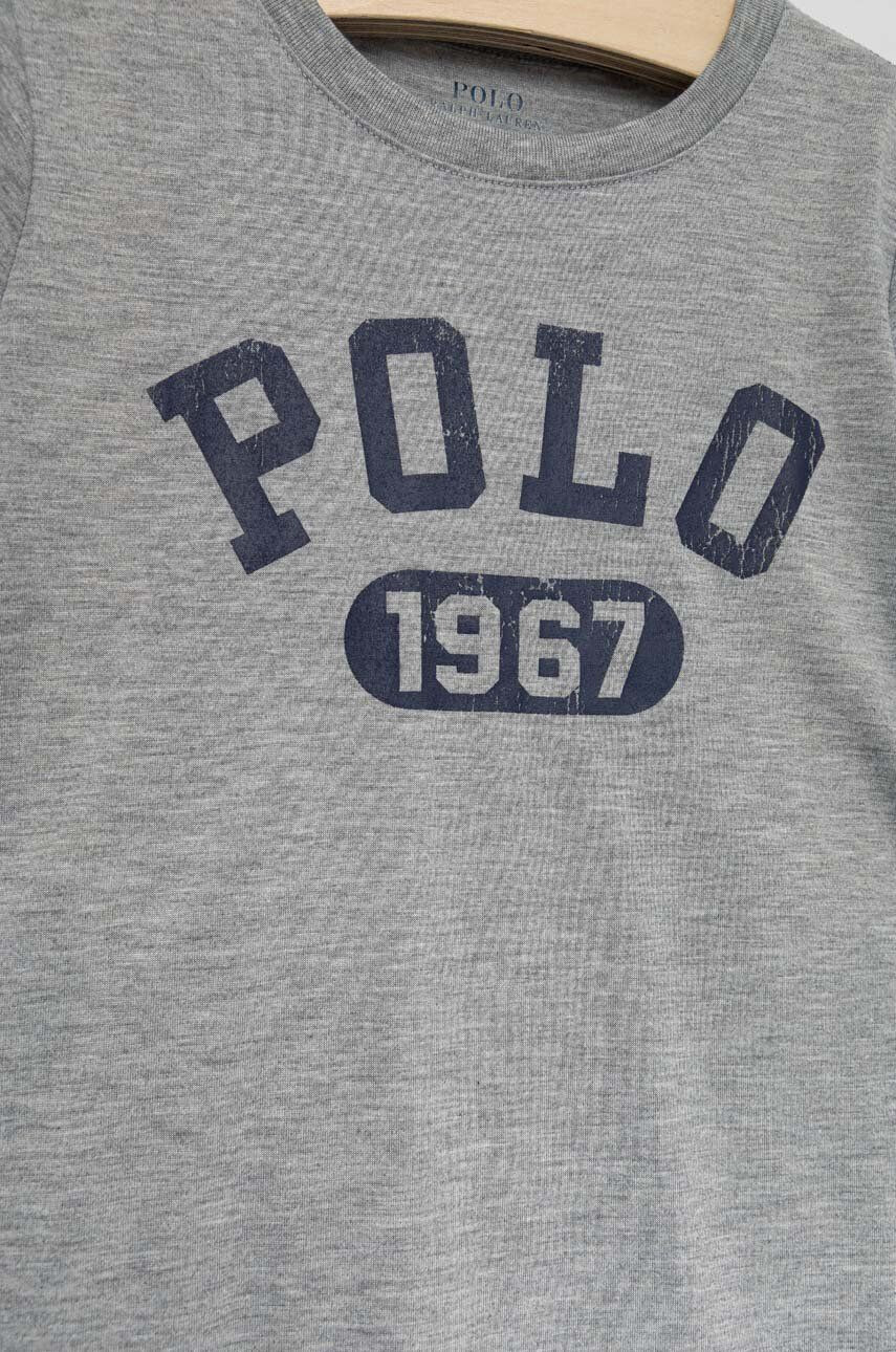 Polo Ralph Lauren Детска пижама в сиво с принт - Pepit.bg