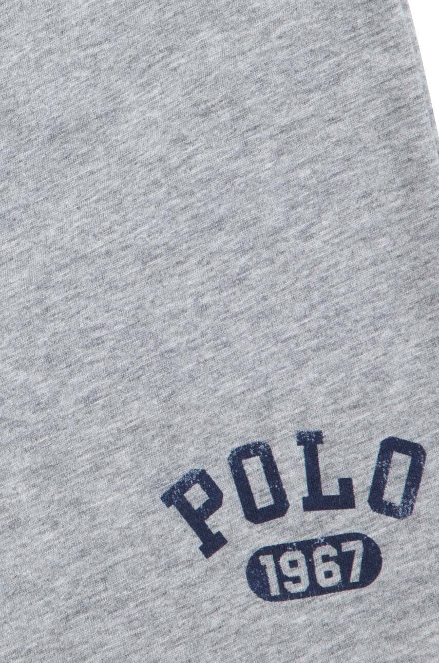 Polo Ralph Lauren Детска пижама в сиво с принт - Pepit.bg