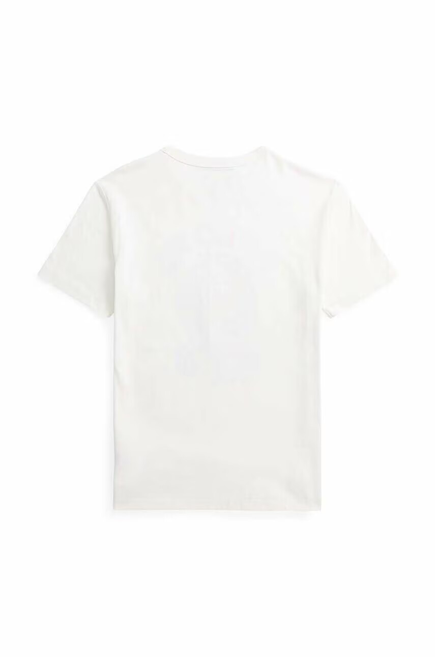 Polo Ralph Lauren Детска тениска в бежово с принт - Pepit.bg