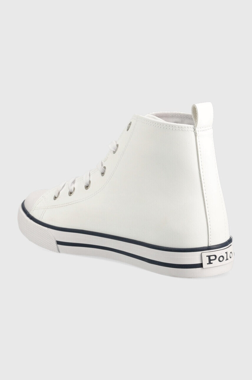 Polo Ralph Lauren Детски кожени кецове в бяло - Pepit.bg