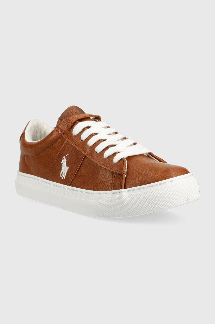 Polo Ralph Lauren Детски маратонки в кафяво - Pepit.bg