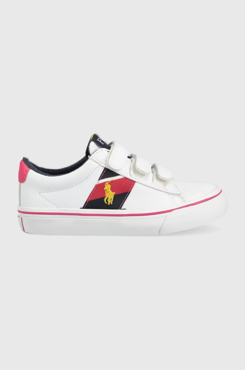 Polo Ralph Lauren Детски маратонки в бяло - Pepit.bg