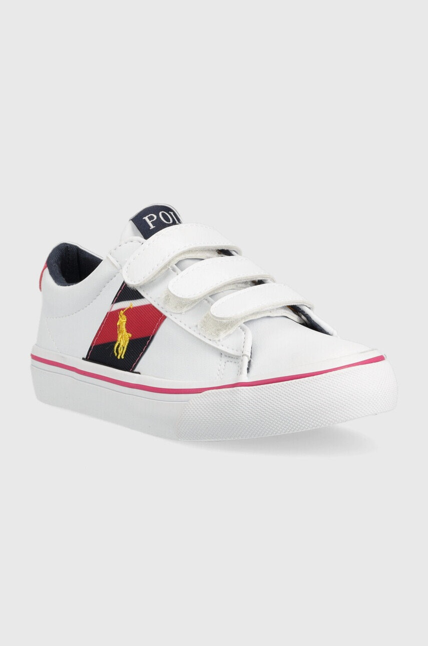 Polo Ralph Lauren Детски маратонки в бяло - Pepit.bg