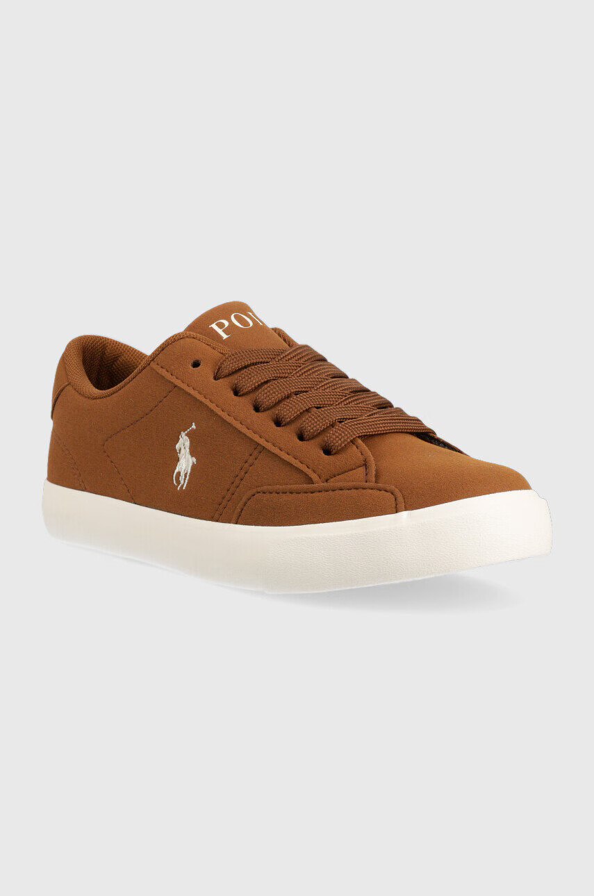 Polo Ralph Lauren Детски маратонки в кафяво - Pepit.bg