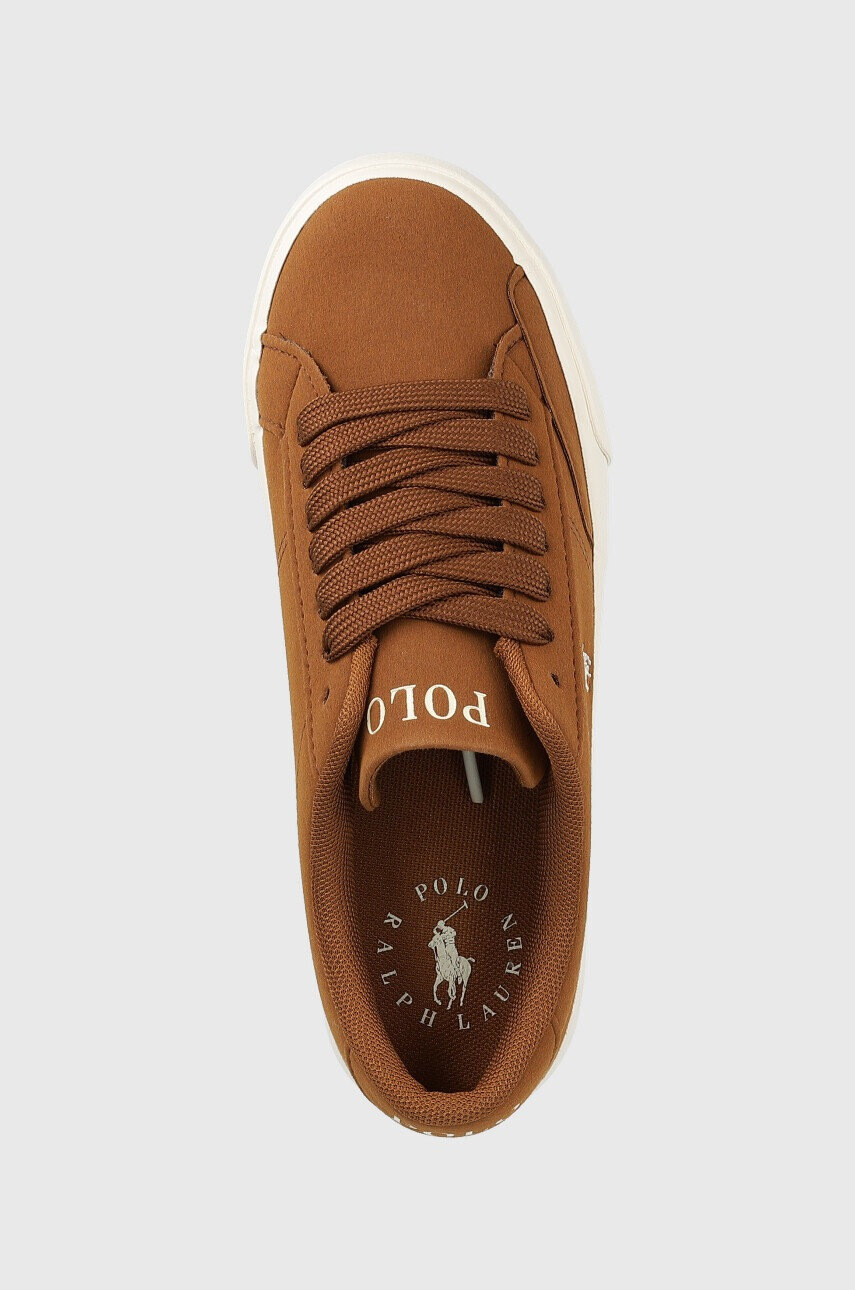 Polo Ralph Lauren Детски маратонки в кафяво - Pepit.bg