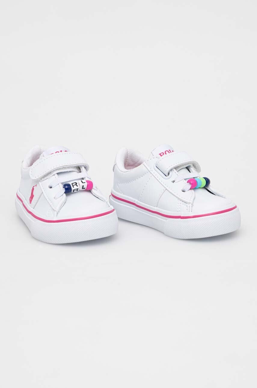 Polo Ralph Lauren Детски маратонки в бяло - Pepit.bg
