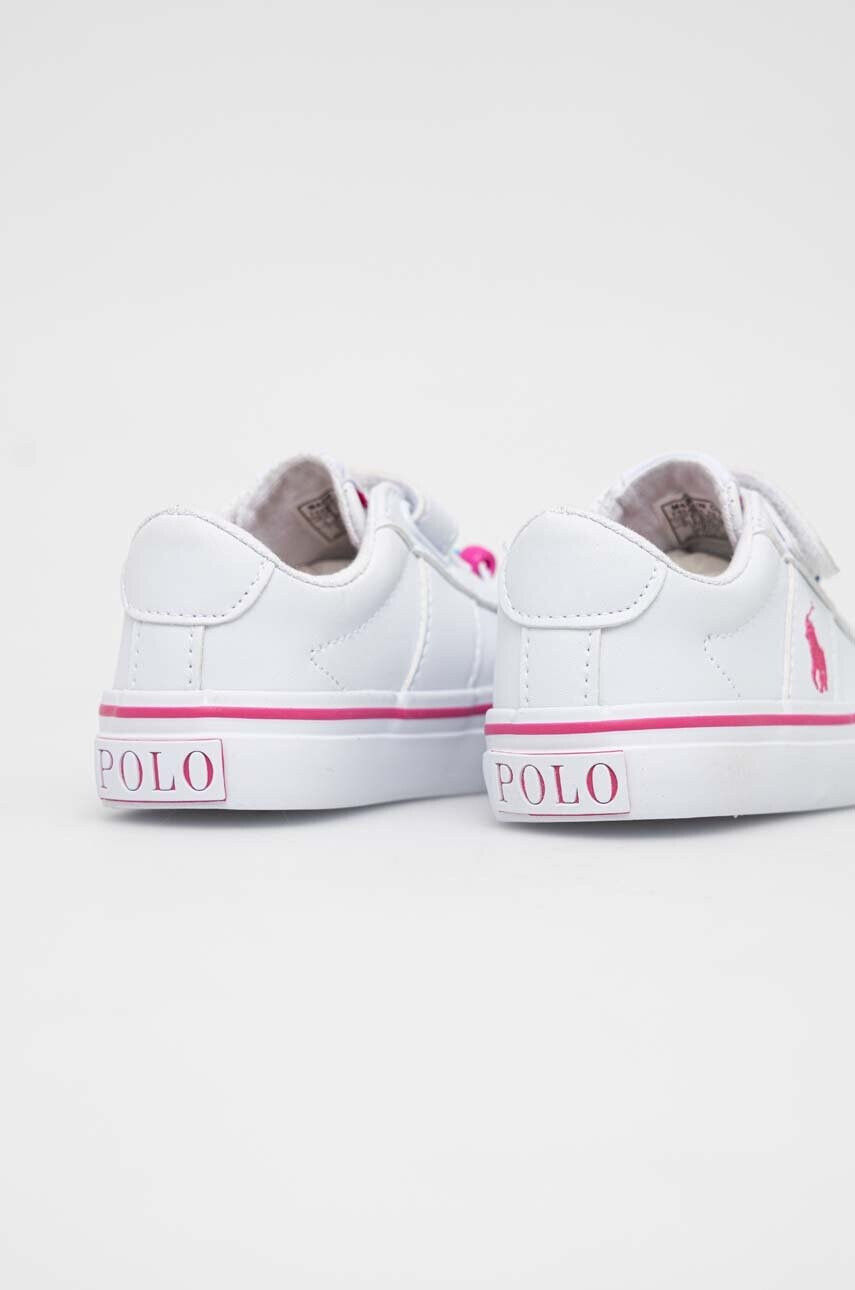 Polo Ralph Lauren Детски маратонки в бяло - Pepit.bg