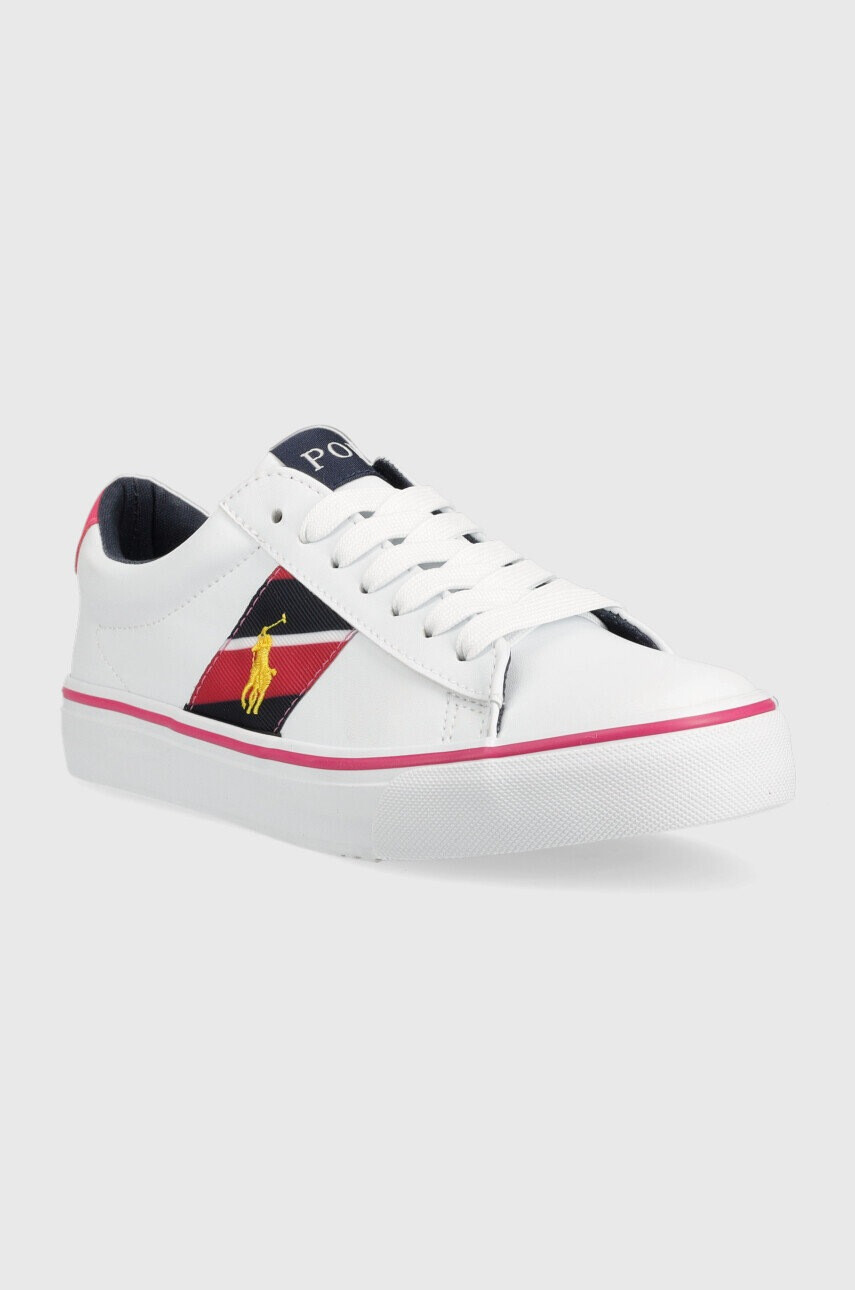 Polo Ralph Lauren Детски маратонки в бяло - Pepit.bg
