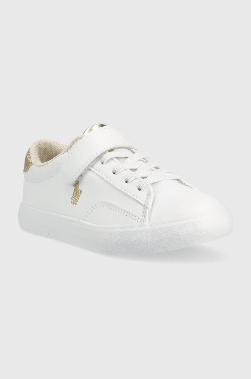 Polo Ralph Lauren Детски маратонки в бяло - Pepit.bg