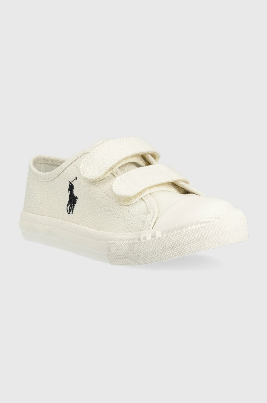 Polo Ralph Lauren Детски ниски кецове в бяло - Pepit.bg