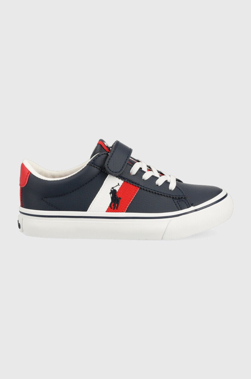 Polo Ralph Lauren Детски ниски кецове в тъмносиньо - Pepit.bg