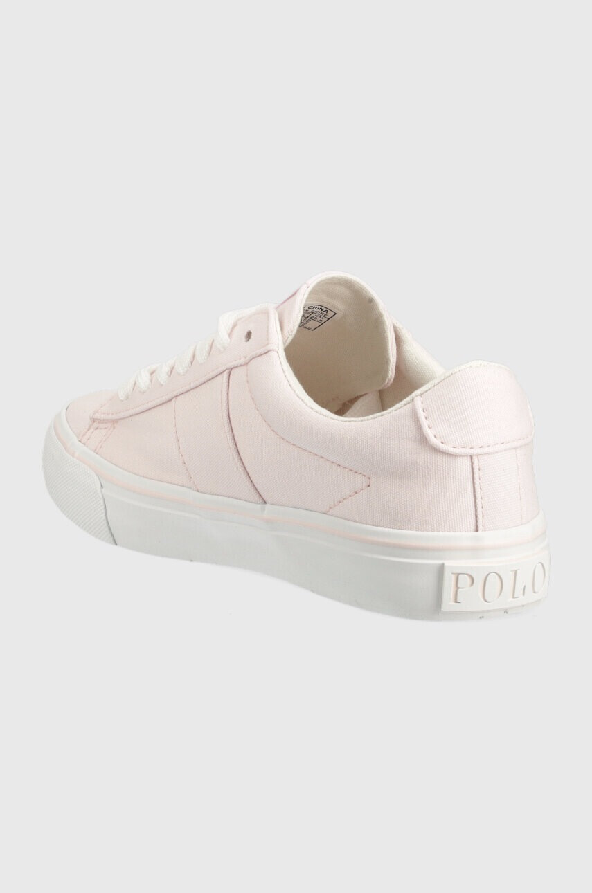 Polo Ralph Lauren Детски ниски кецове в розово - Pepit.bg