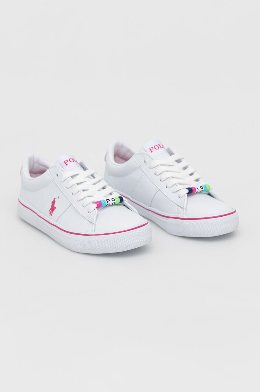 Polo Ralph Lauren Детски ниски кецове в бяло - Pepit.bg