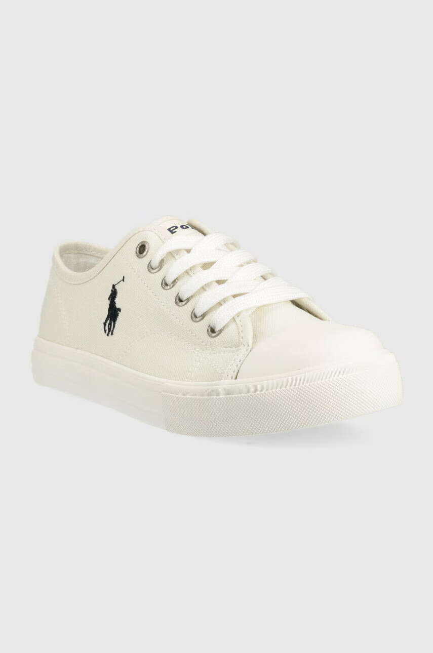 Polo Ralph Lauren Детски ниски кецове в бяло - Pepit.bg
