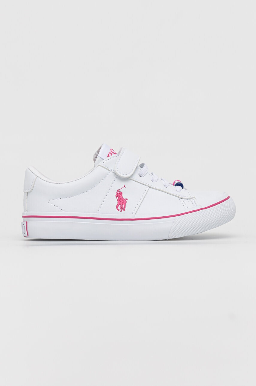Polo Ralph Lauren Детски ниски кецове в бяло - Pepit.bg
