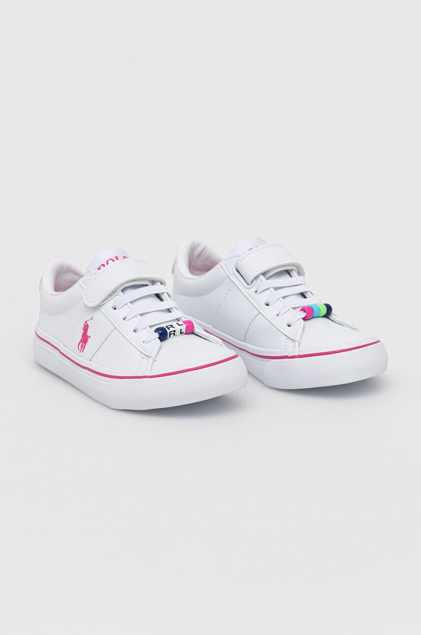 Polo Ralph Lauren Детски ниски кецове в бяло - Pepit.bg