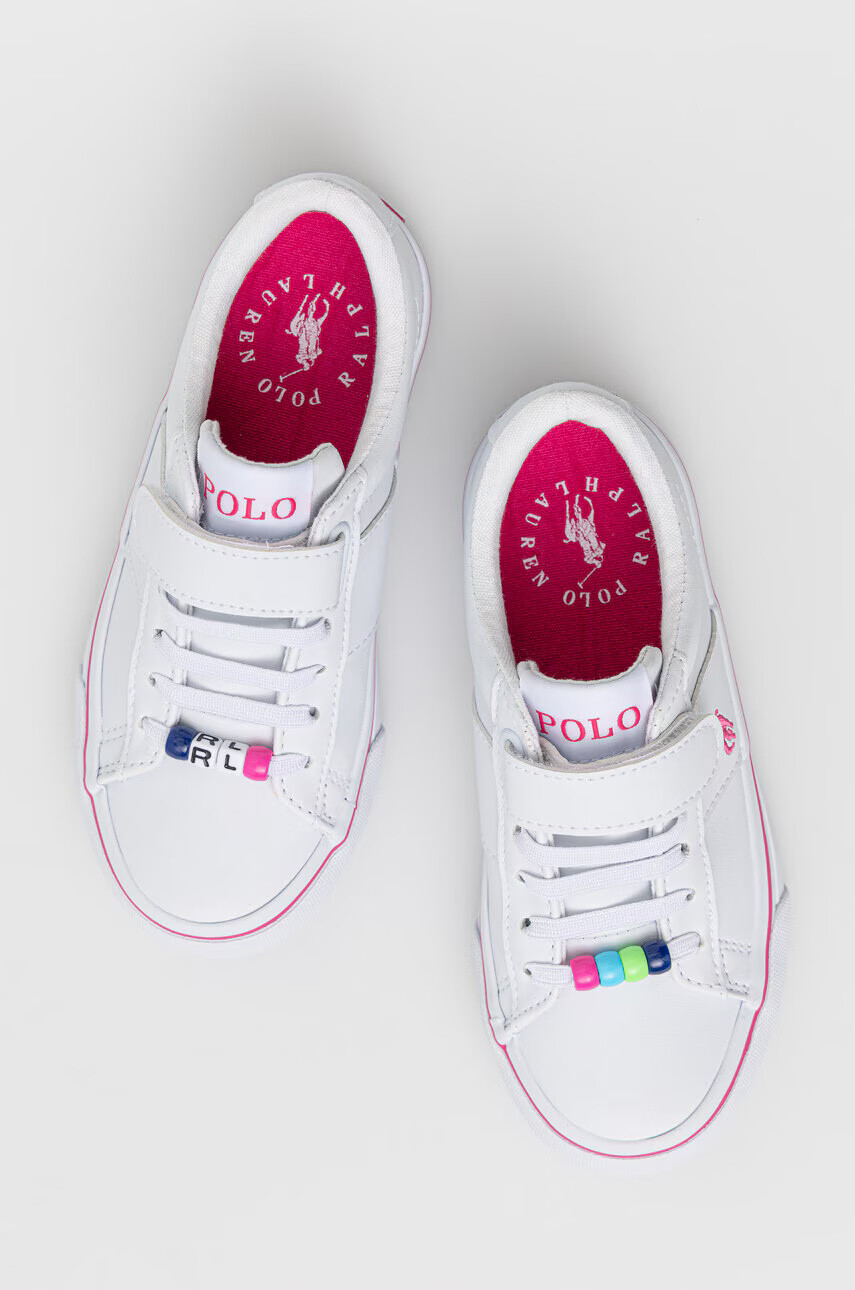 Polo Ralph Lauren Детски ниски кецове в бяло - Pepit.bg