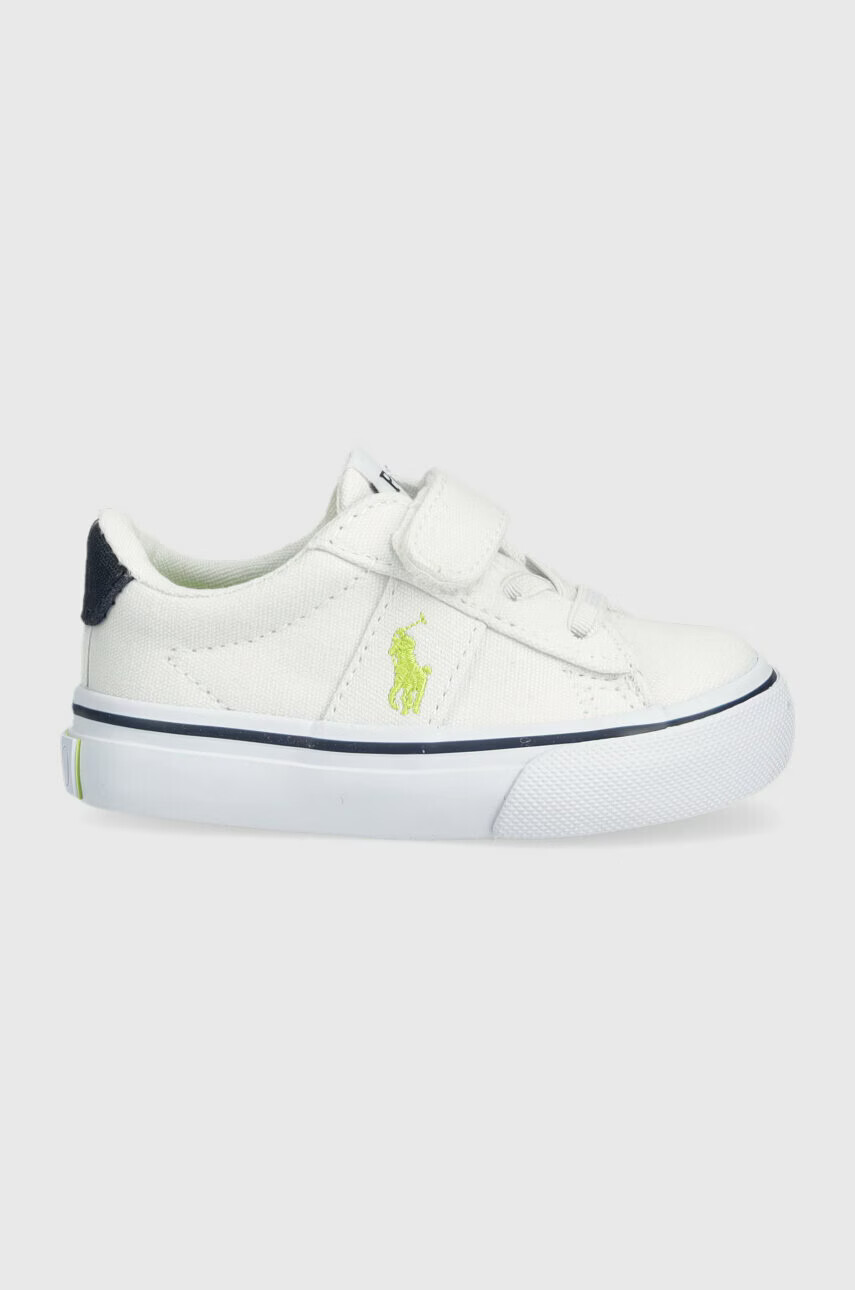Polo Ralph Lauren Детски ниски кецове в бяло - Pepit.bg